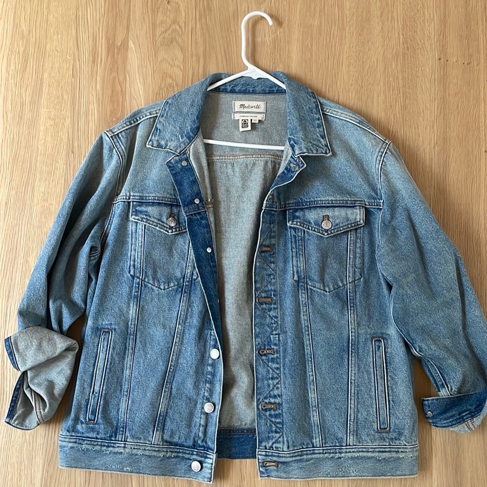 Cute, oversized, vintage inspired jean jacket. Worn once.